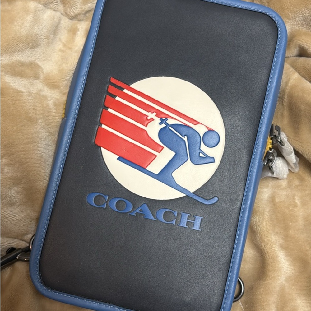 Coach Sullivan Pack Ski Speed Graphic Cross Body Bag